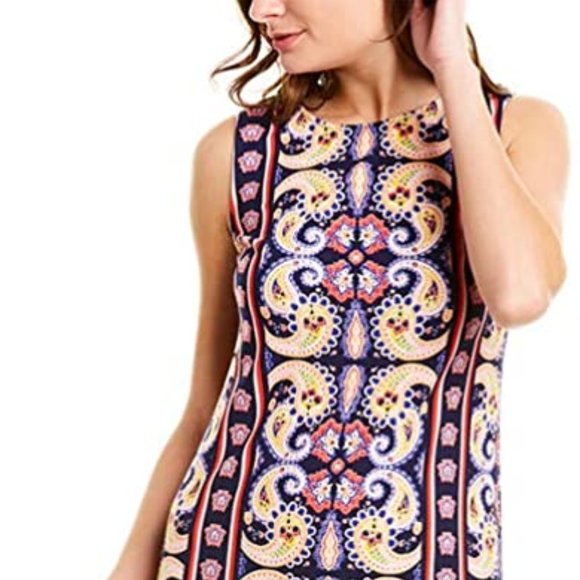 NWT Laundry by Shelli Segal | Knit Print Dress - Picture 3 of 9